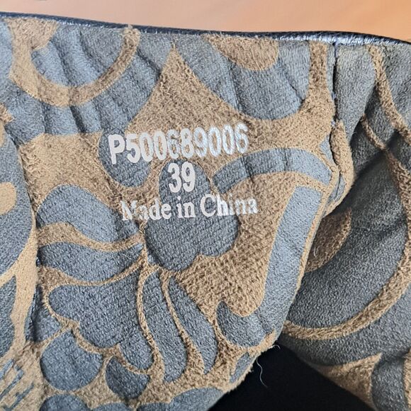 Fly London Yegi Wedge Ankle Booties Women’s 39 8.5 Black Leather Platform Shoes - Picture 7 of 12